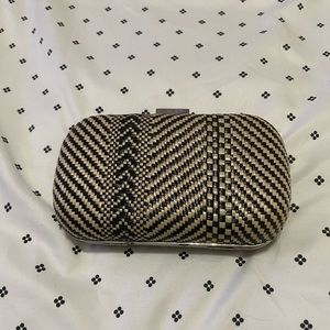 Jessica McClintock Woven Clutch